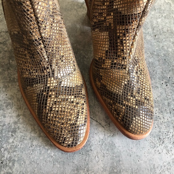New Free People Barclay Snake Western Boots - Picture 6 of 8